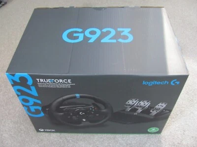 Logitech G923 Racing Wheel and Pedals for Xbox Series X|S, Xbox One and PC–Black - Image 1 of 4