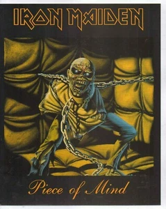 IRON MAIDEN REFLEX LARGE POSTCARD 10" x 8" PIECE OF MIND 1983 - Bild 1 von 2