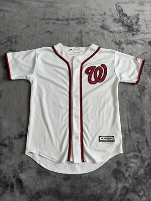 Camiseta de béisbol Bryce Harper de los Nacionales de Washington JUVENIL mediana MLB majestuosa - Imagen 1 de 4