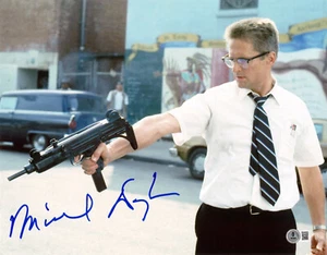 Michael Douglas Signed Autograph Falling Down 11X14 Photo BAS Beckett - Picture 1 of 1