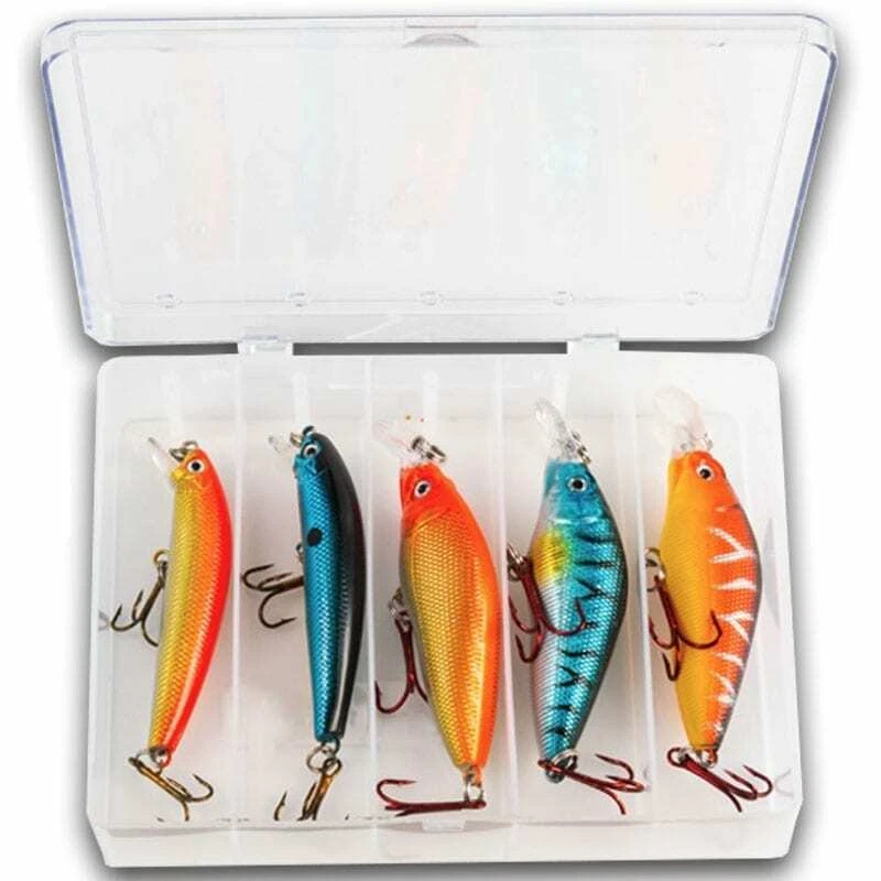 FLADEN Wobbler Set Inhalt 5 Stück 5-8g Köderset Barsch Forelle - Bild 1 von 1