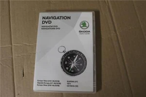 Sat Nav DVD ROM Skoda Octavia 2009-2013 3T0051859AT New Genuine Part - Picture 1 of 4