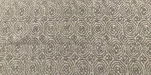 Travers Geometric Tiled Upholstery Fabric-  Beaufort / Steel 2.0 yd (44096-995 - Picture 1 of 1
