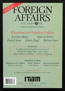 FOREIGN AFFAIRS Magazine October December 2004 Spanish Edition / Edición Español - Picture 1 of 1