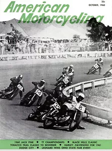 American Motorcycling - October 1960 - Magazine Cover Poster - Picture 1 of 1