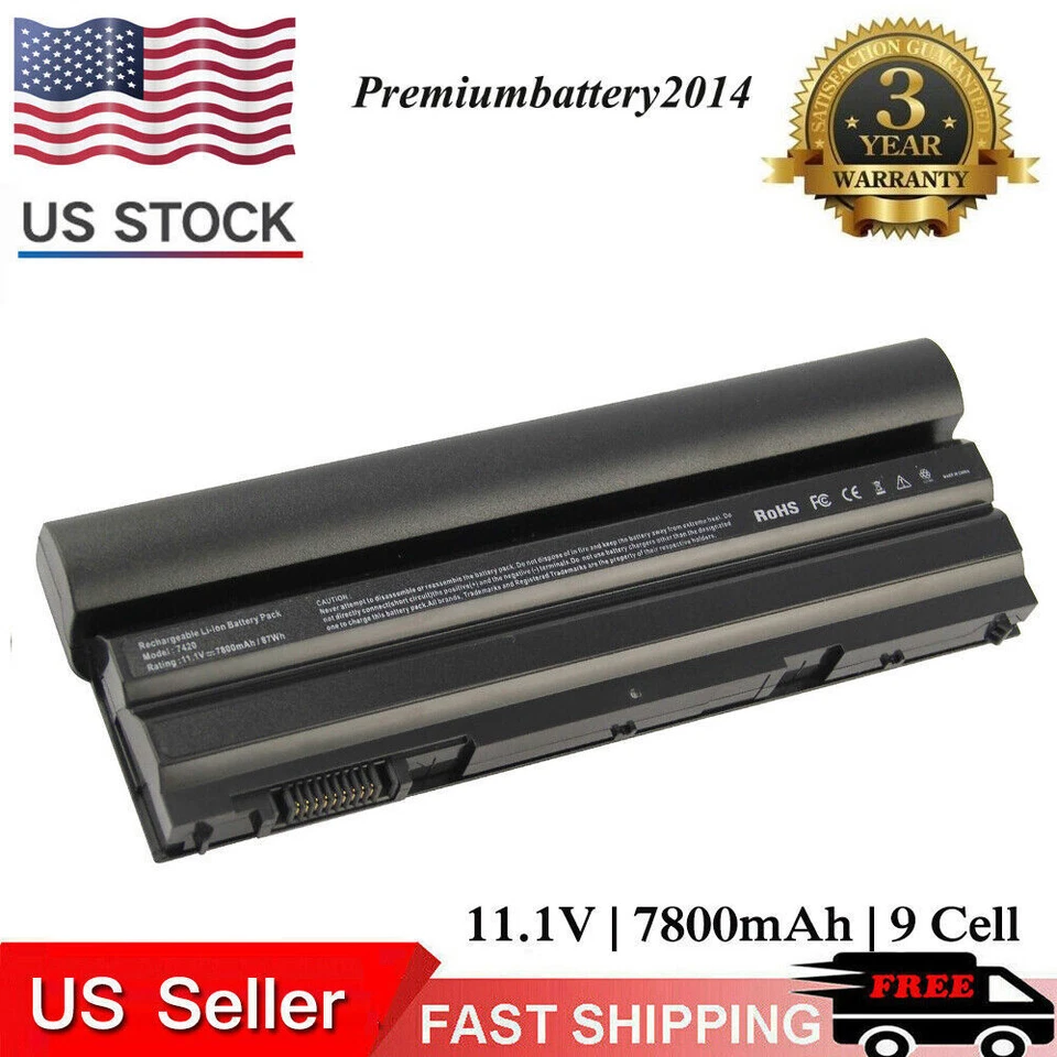 Batería de 9 celdas para Dell Latitude E6540 E6530 E6440 E6430 E6420 312-1163 NHXVW EE. UU. Foto 1 de 4