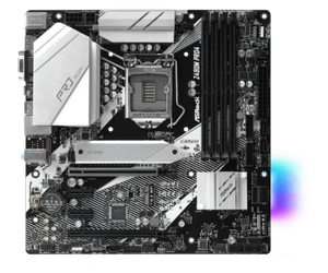 ASRock Z490M Pro4 scheda madre Intel Z490 LGA 1200 DDR4 micro ATX M.2 HDMI core - Foto 1 di 4