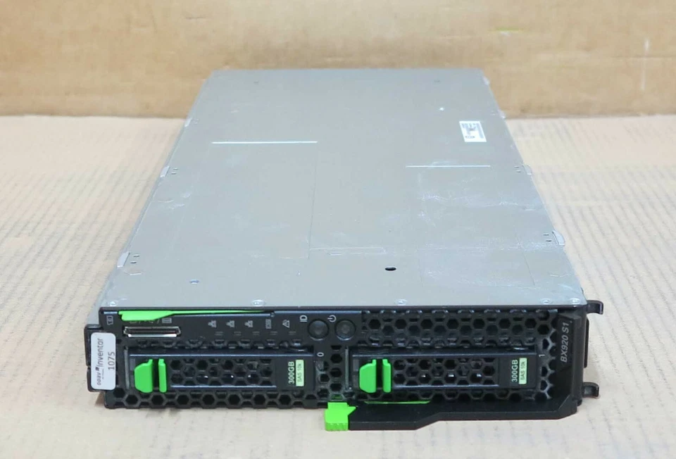 Fujitsu Primergy BX920 S1 Blade 2x 4-Core E5530 2.4GHz 48GB Ram 2x 300GB HDD - Image 1 of 4