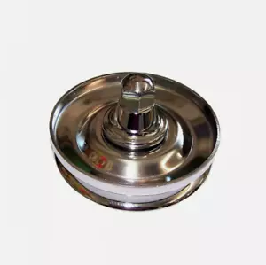 T1 Beetl e Chrome Dynamo or Alternator Pulley and Nut Classic Aircooled Bug - Picture 1 of 1