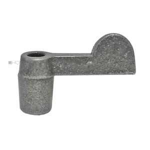 Vorreiber Bauhaus Drehriegel alt Griff Gusseisen Fensterreiber Klemmhöhe 16mm - Bild 1 von 1