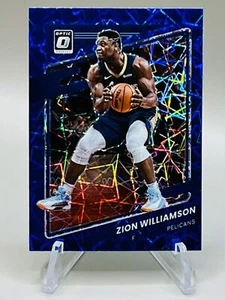 2021-22 Donruss Optik blau Geschwindigkeit #95 Zion Williamson New Orleans Pelikane - Bild 1 von 2