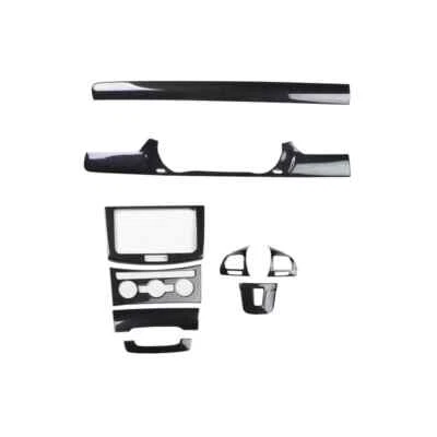 Pegatinas molduras interiores coche fibra carbono ABS para Volkswagen CC 2012-2018 Foto 1 de 4