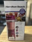 Hamilton Beach Personal Blender With Travel Lid, 14 oz Blending Jar, Magenta