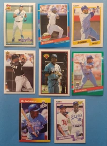 BO JACKSON 8 Karten Lot Royals White Sox Sammlung MLB Baseball - Bild 1 von 2