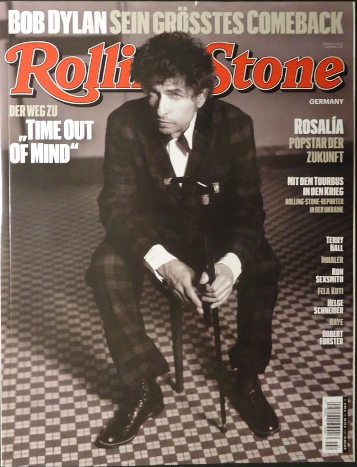 Rolling Stone, No. 340 February 2023, BOB DYLAN, Magazine + CD - Image 1 of 1