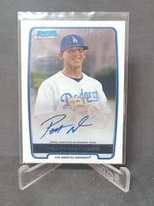 2012 Bowman Chrome - Prospects Autogramme Pratt Maynard #BCA-PM (AU, RC) - Bild 1 von 2