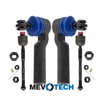 Juego de 4 piezas de extremo de barra de amarre interior y exterior delantero Mevotech para Toyota 4Runner 2003-2022 Foto 1 de 4