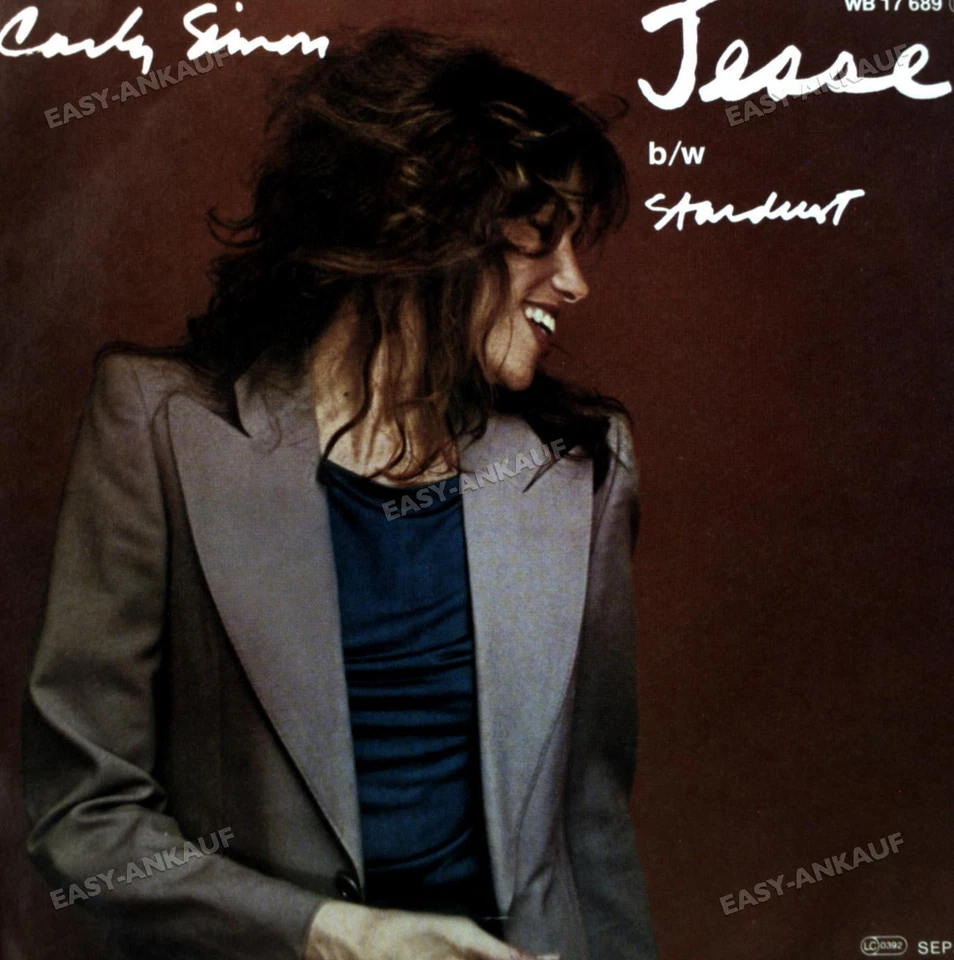 Carly Simon - Jesse / Stardust 7in 1980 (VG+/VG+) ' - Image 1 of 1