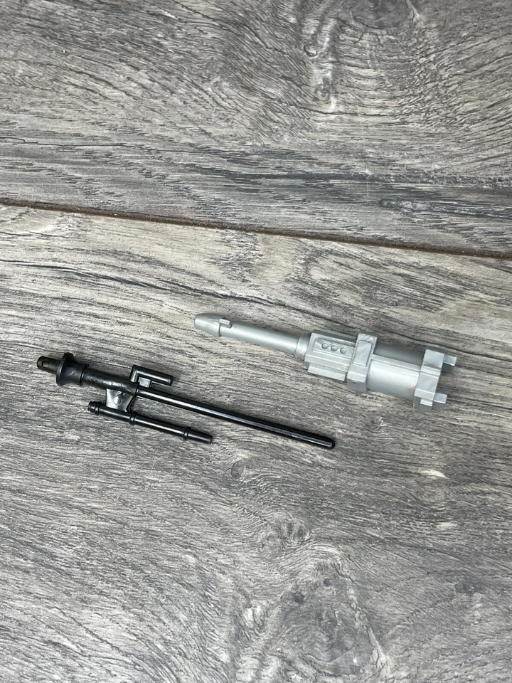 Fisher-Price Construx GUN cannon Vtg 1986 1987 1988 weapon part Gray Silver Blac - Image 1 of 1