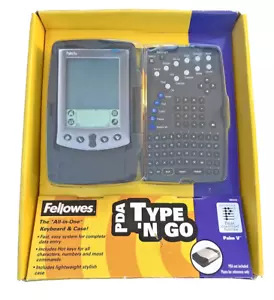 Tastiera e custodia Fellowes PDA Type 'N Go "All in One" per Palm V nuova con scatola - Foto 1 di 12