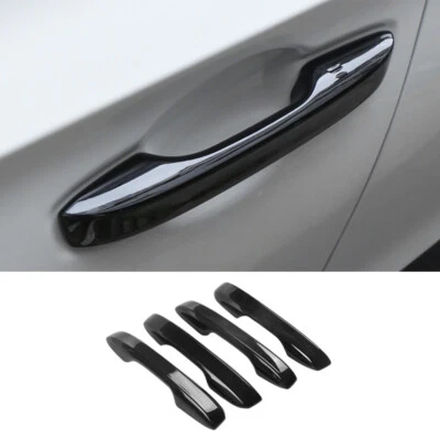 Cubierta de manija de puerta lateral exterior negra brillante para Honda Accord 11 2023-24 Foto 1 de 4