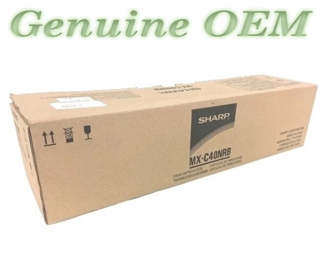 Unidad de tambor afilada original MX-C40NRB/MXC40NRB, negra sellada genuina Foto 1 de 1