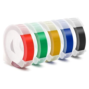 3/8 Inch Embossing Label Tape Multi Colors Label Tape Dymo Label Maker - Picture 1 of 8