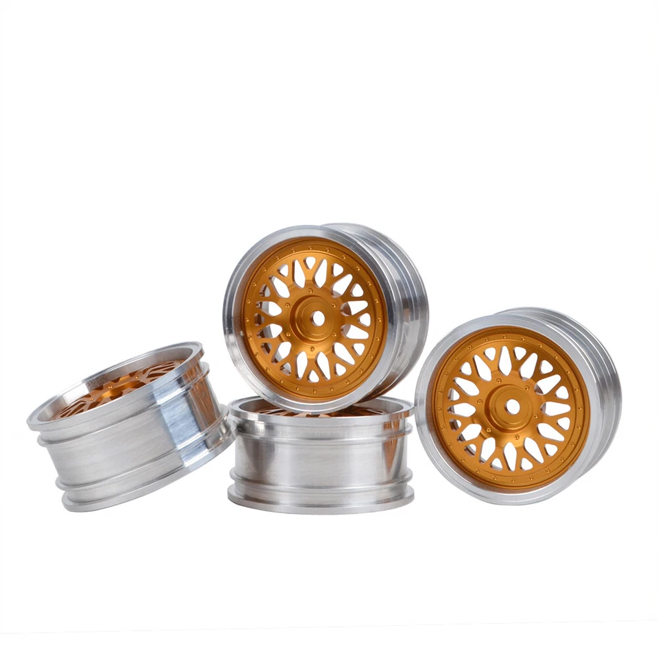 4pcs 1/10 Aluminum Wheels Rims For MST HPI Yokomo Tamiya TT02 On Road Drift Car - Image 1 of 4