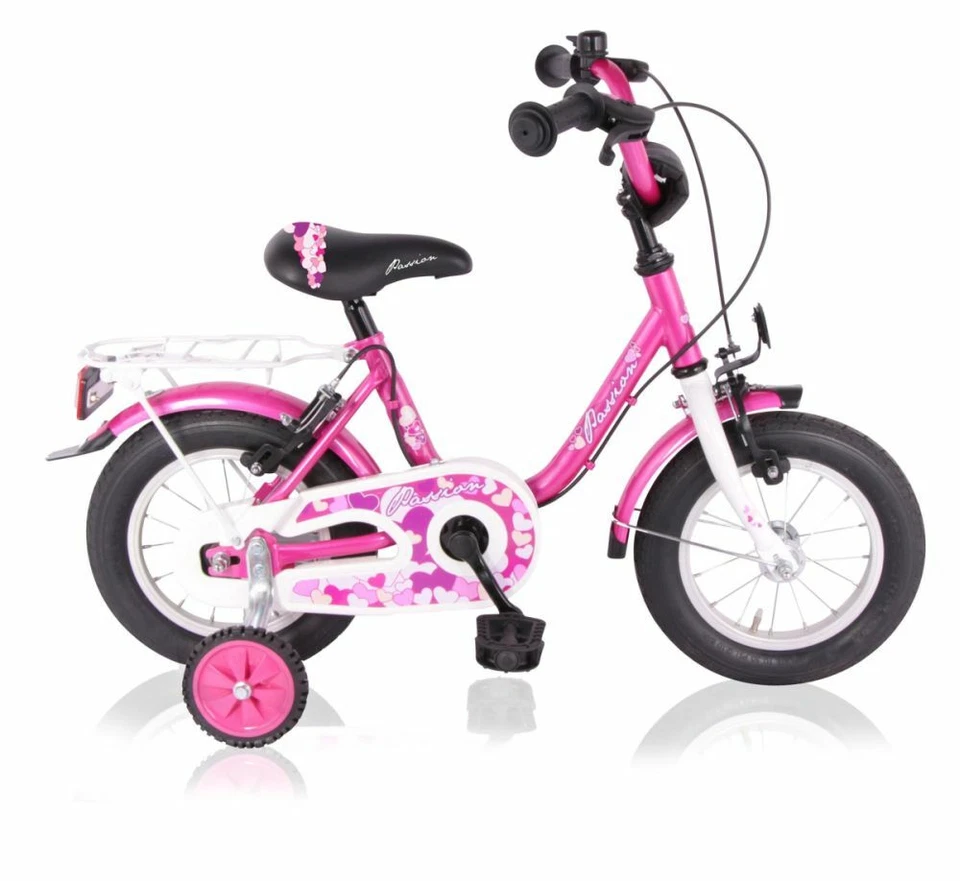 12 Zoll Mädchenfahrrad Kinder Mädchen Fahrrad Bike Rad Kinderfahrrad Mädchenrad - Bild 1 von 1