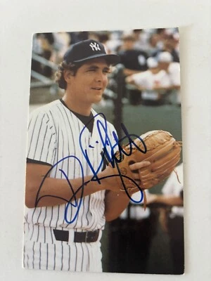 Dave Righetti  Signed 1984  New York Yankees Postcard Beckett BAS COA - Image 1 of 2