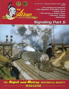 ARROW: Jan-Mar 2018 issue, NORFOLK & WESTERN Railroad Historical Society - (NEW) - Picture 1 of 2