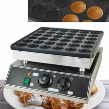 Home Commercial Electric Nonstick Dutch Poffertjes Mini Pancake Maker Machine