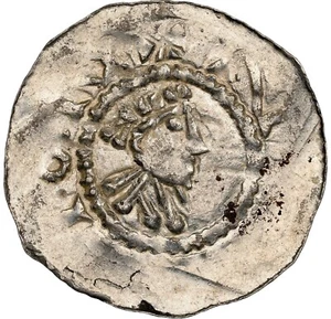 Germany - Emden 1020-51 AD Hermann von Kalvelage Denar - NGC MS62 - PORTRAIT! - Picture 1 of 4