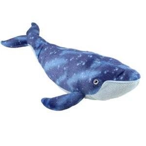 Peluche suave azul ballena 18"/46 cm animal de peluche NUEVO REPÚBLICA SALVAJE - Imagen 1 de 3