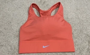 Nike Size S Coral Padded Sports Bra - Picture 1 of 6