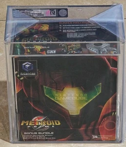 2004 Nintendo GameCube Console Limited Platinum Metroid Prime Sealed New VGA 75 - Picture 1 of 3