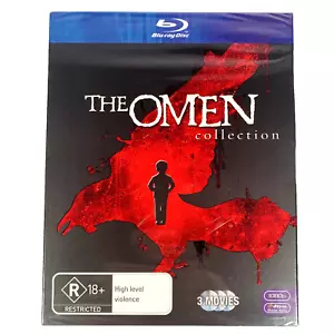The OMEN Collection Blu-ray (3 movies) Classic Horror - Brand New & Sealed - Picture 1 of 9