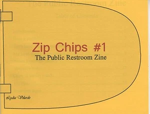 The Public Restroom Zine, color, handmade, 4.25 x 5.5 inches 28 pages - Imagen 1 de 7