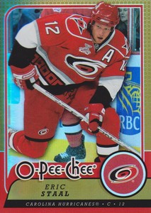 2008-09 O-Pee-Chee Hockey Gold (Refractor) #487 Eric Staal