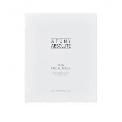Mascarilla facial ATOMY Absolute Snow paquete de 1 (20 g x 5ea) K-Beauty Foto 1 de 2
