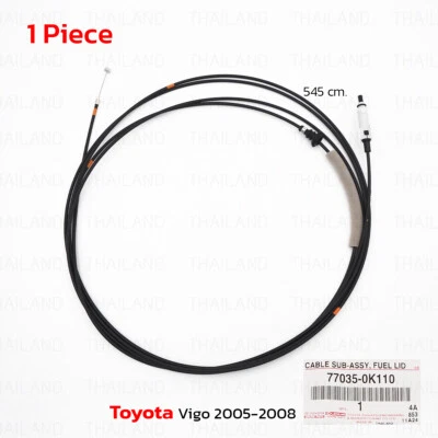 Fuel Tank Filler Flap Release Cable For Toyota Hilux Vigo 2 Dr Cab 2005 - 2008 Foto 1 de 4