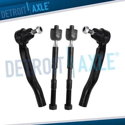 Kit de suspensión de extremos de barra de amarre interior y exterior delantero para Toyota Sienna 2011-2020 Foto 1 de 4