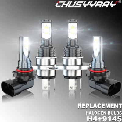 Combo 4X faros delanteros LED + bombillas antiniebla para Toyota Solara 1999-2001 6000K Foto 1 de 4