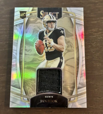 2021 Select Football #RSW-IBO Ian Book RC /99 PRIZM Jersey - Image 1 of 2