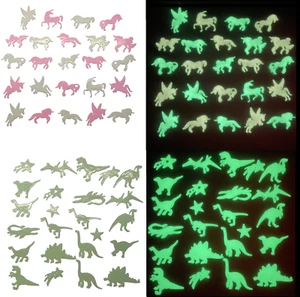 Glow in the Dark Wall Stickers 24pc Kids Ceiling Night Light Part bag Gift Ideas - Picture 1 of 6