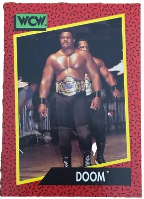 Excellent: Vintage 1991 Impel WCW Doom Trading Card - Image 1 of 2