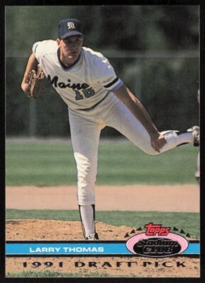 1992 Stadium Club Dome #186 Larry Thomas Rookie Chicago White Sox - Image 1 of 2