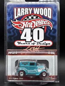 2010 Hot Wheels TEAL A-OK Larry Wood 40 years of design REDLINE CLUB RLC 03681 - Picture 1 of 4