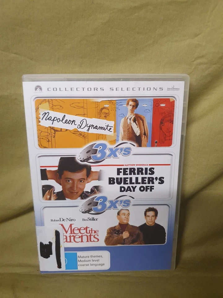 Napolean Dynamite, Ferris Bueller, Meet the, DVD, R4, VGC, buy 1 get 1 50% off - image 1 of 1