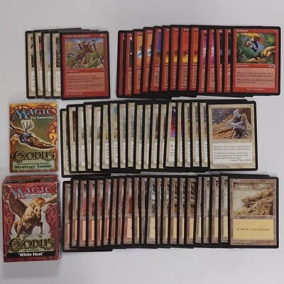 Misprint Miscut Oddity Error Some card MTG 1998 Exodus Theme Deck White Heat NM - Image 1 of 4